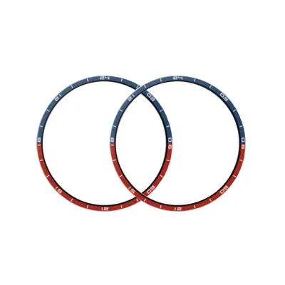 Združljiv z Huawei GT6 46mm modri in rdeči PMMA kompozitni zaščitnik zaslona (2 kosa)