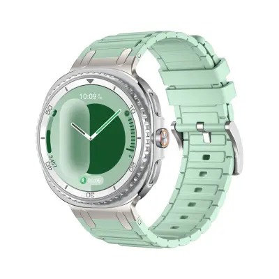 Združljiv s Samsung Galaxy Watch8 silikonski pašček - na voljo več barv Green