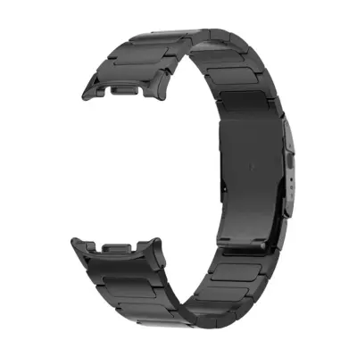 Združljiv s Samsung Watch 8/8 Classic Titanium Metal Strap z dvojno ključavnico Black