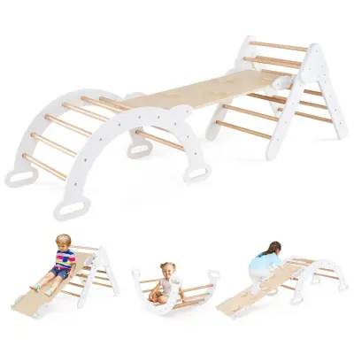 Leseno otroško igrišče Plezalni trikotnik 3v1