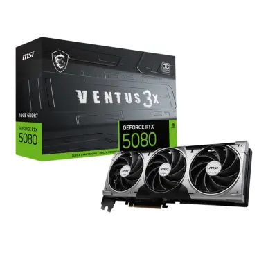 Grafična kartica nVidia RTX5080 MSI Ventus 3X OC - 16GB GDDR7 (V531-095R)