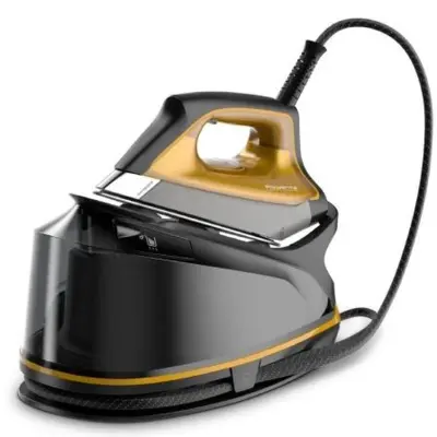 Parna postaja Rowenta DG7644 Compact Steam Pro, 2200 W, črno-zlata