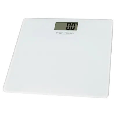 PW 3122 steklena osebna tehtnica bela
