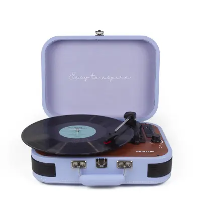 PRIXTON Vintage Gramofon VC600 Lila z Bluetoothom