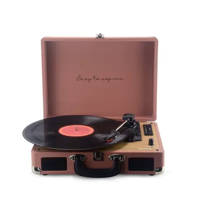 PRIXTON Vintage Gramofon VC400 Mocha Mousse z Bluetoothom