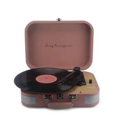 PRIXTON Vintage Gramofon VC600 Mocha Mousse z Bluetoothom