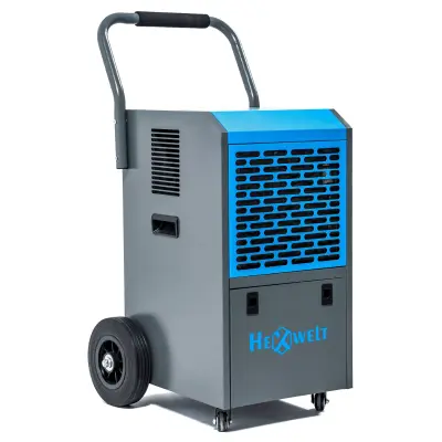 Industrijski razvlaževalec zraka Hexwelt HW-70L – 70 L/dan, kompresorski,