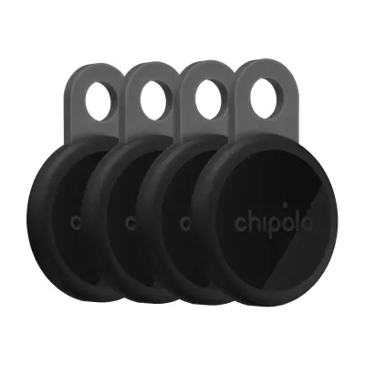 Pametni sledilnik CHIPOLO LOOP 4 kosi CHARCOAL