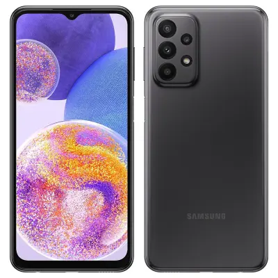 Obnovljeno - znaki rabe - Ecofone Galaxy A23 5G crn 128 GB 4 GB ram