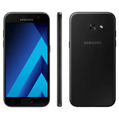 Obnovljeno - znaki rabe - Ecofone Galaxy A5 (2017) crn 32 GB 3 GB ram