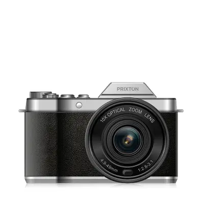 PRIXTON Digitalni Fotoaparat WiFi 4K 64MP Nomad DC950 z EIS Stabilizacijo