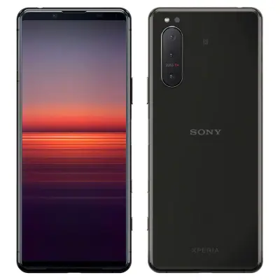 Obnovljeno - znaki rabe - Ecofone Xperia 5 II 5G crn 128 GB 8 GB ram dual sim