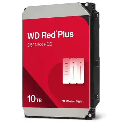 WD 10TB Red Plus 3,5" SATA 6Gb/s 7200rpm 512MB HDD disk