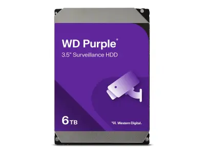 HDD WD Purple 6TB Surveillance 3,5" SATA3 256MB 5400rpm (WD64PURZ) trdi disk