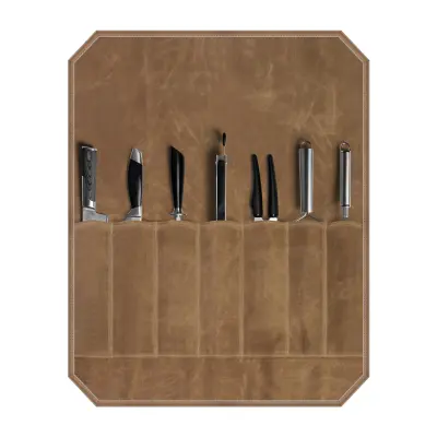 Platnena torba za nože - Shranjevanje nožev Khaki