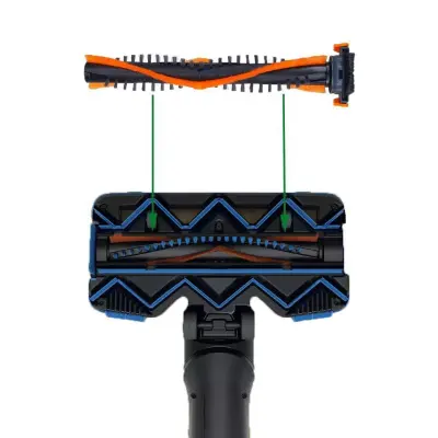 Nadomestni / kompatibilen del - Združljiv nadomestni valjčna krtača z ohišjem za Philips SpeedPro Max