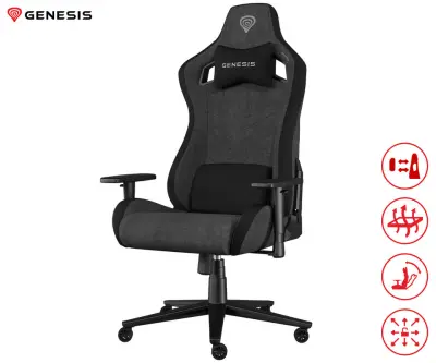 Gaming/pisarniški stol GENESIS NITRO 800, ergonomski, nastavljiva višina/naklon