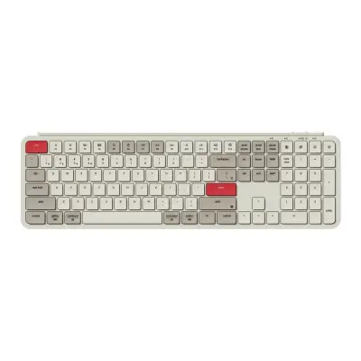 Keychron B6 Pro / Ultra tanka brezžična tipkovnica / Retro Red / B6P-K13