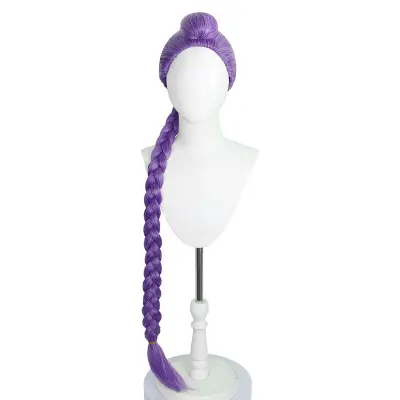 Vijolična Cosplay Lasulja: Sintetični Lasje, Odporni na Vročino za Anime & Zabave
