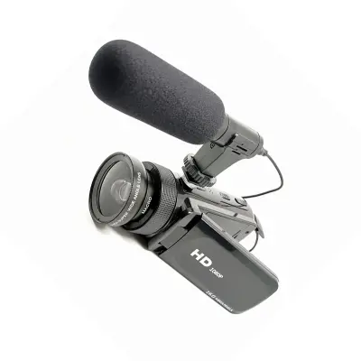 HD digitalni fotoaparat z mikrofonom in širokokotnim objektivom