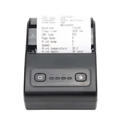 58mm USB+Bluetooth Termalni Tiskalnik Potrdil za POS, Kuhinjo in Mobilno Tiskanje Black