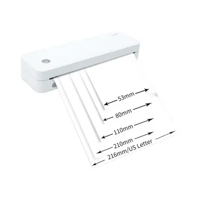 A4 Mini Prenosni Termalni Tiskalnik - Brezžična Bluetooth Povezljivost