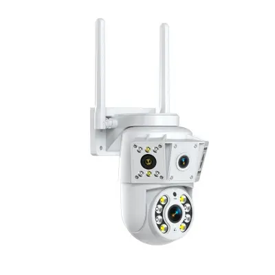 Dvojna WiFi varnostna kamera: 1080P HD, barvni nočni vid, daljinski nadzor