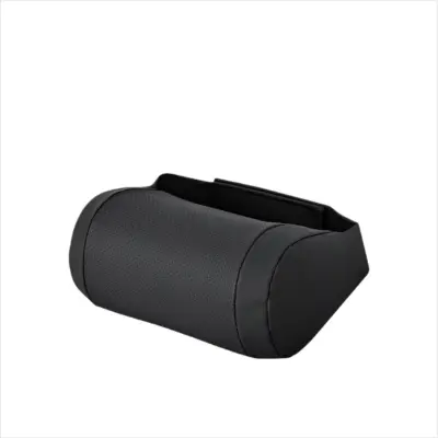 Avtomobilski Vratni Vzglavnik s Spominsko Peno za Udobno Podporo Glavi in Vratu Black