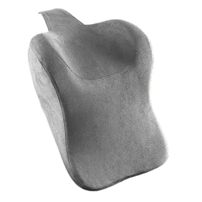 Avtomobilski vzglavnik iz semiša v obliki črke U: Ergonomska podpora za vrat za udobno potovanje Grey