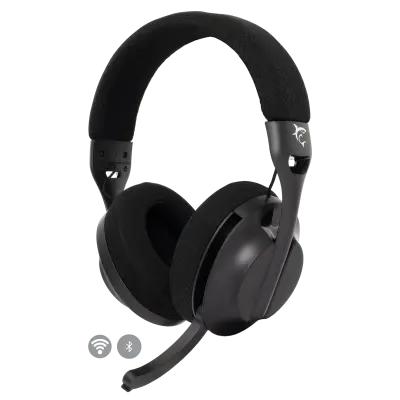 White Shark Slušalke WGH-2441 FALCON črne - Brezžične