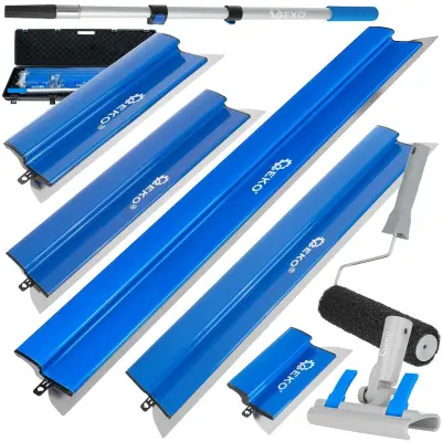 Set PRO skimming gladilk inox pleskarskih lopatic do 100cm kovček