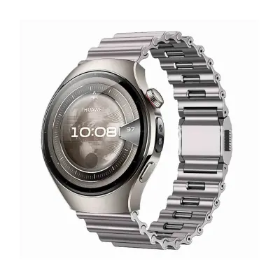 Združljiv s Huawei Watch 5/GT6/GT5/Pro/4, Samsung: Kovinski pašček z magnetno zaponko Ocean 22 mm Titanium