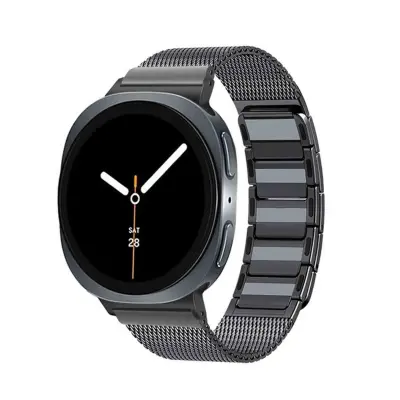 Združljiv z Samsung Watch8/8 Classic magnetni jekleni pašček - več barv Grey