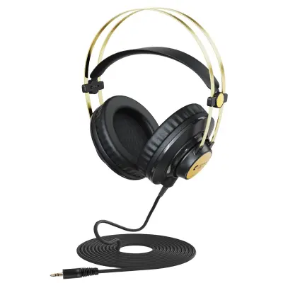 Slušalke D66 Over-Ear Monitoring - Žične studijske slušalke s 40 mm gonilniki Black&Gold