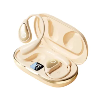 Bluetooth slušalke z kostno prevodnostjo - brezžične športne slušalke z odprtim ušesom Skin color