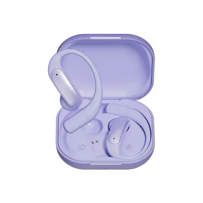 AI Pametni Prevod OWS Bluetooth Slušalke - Brezžične Slušalke z Ušesnim Lokom Purple
