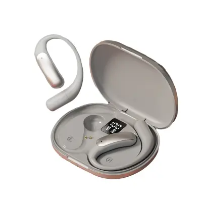 AI Pametne Slušalke z Odprtimi Ušesi Bluetooth s HIFI Zvokom in Dolgo Življenjsko Dobo Baterije Silver