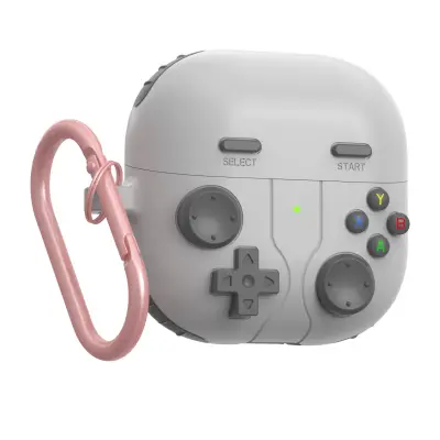 Združljivo s silikonskim zaščitnim etuijem za Bluetooth slušalke Huawei Freeclip2 - dizajn igralne konzole Grey