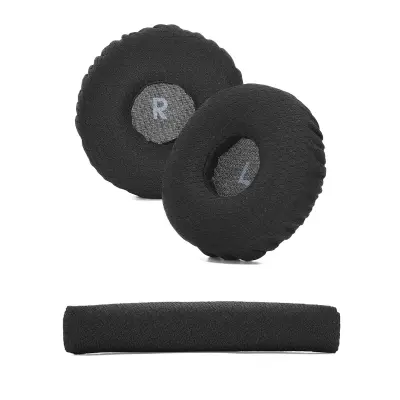 Zamenljive ušesne blazinice in naglavni trak za JBL JR300, T450BT, T500BT, Tune600 Black