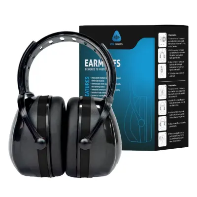 Izboljšane glušnike za zmanjševanje hrupa - 33 dB za streljanje, spanje Black