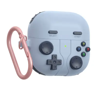 Združljivo s silikonskim zaščitnim etuijem za Bluetooth slušalke Huawei Freeclip2 - dizajn igralne konzole Blue