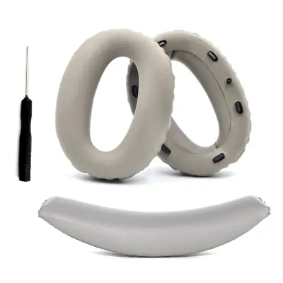 Zamenljive ušesne blazinice in naglavni trak, združljivi s Sony WH-1000XM2/MDR-1000X Gold