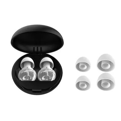 Nastavljivi ušesni čepki za odpravljanje hrupa - serija Donut: za spanje, glasbo in študij Silver