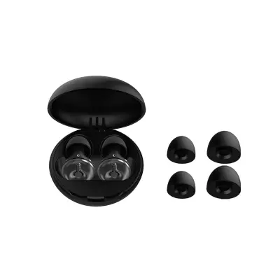 Nastavljivi ušesni čepki za odpravljanje hrupa - serija Donut: za spanje, glasbo in študij Black