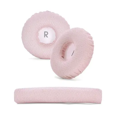 Združljiv nadomestni set ušesnih blazinic in naglavnega traku za JBL Tune 600/660/670 Pink