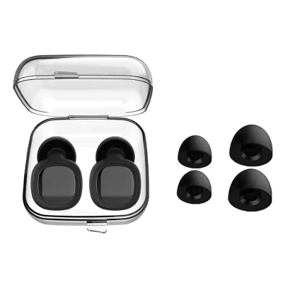 Čepi za ušesa za dušenje hrupa - serija Clip High-Gloss: vrhunsko udobje in zmanjšanje hrupa Black