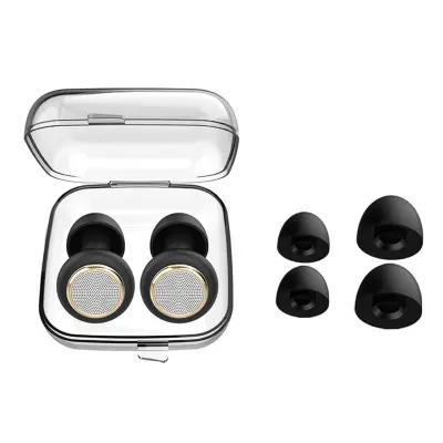 Čepi za ušesa za odpravljanje hrupa - mrežasta zasnova: vrhunsko udobje in blokiranje zvoka Black&Gold