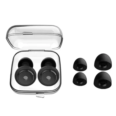 Koncentrični ušesni čepi za odpravljanje hrupa - črna standardna različica