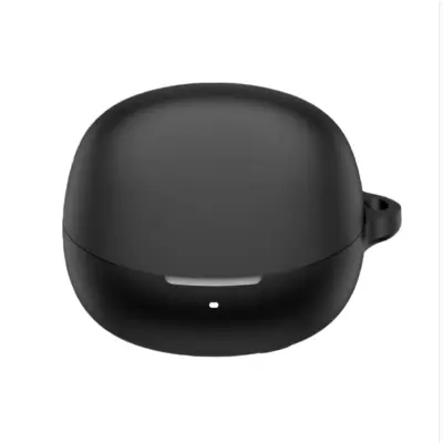 Zaščitno silikonsko ohišje, združljivo s QCY MeloBuds N60 - Odporno na udarce in prah Black