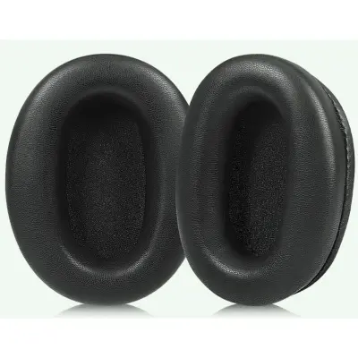 Zamenljive ušesne blazinice iz proteinskega usnja za slušalke Edifier Lark Air - Črne (2 kosa)